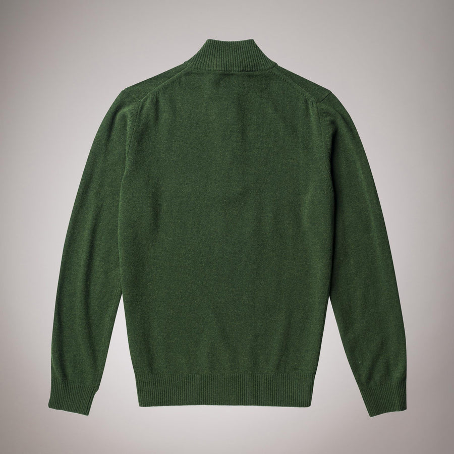 Wool half-zip jumper 