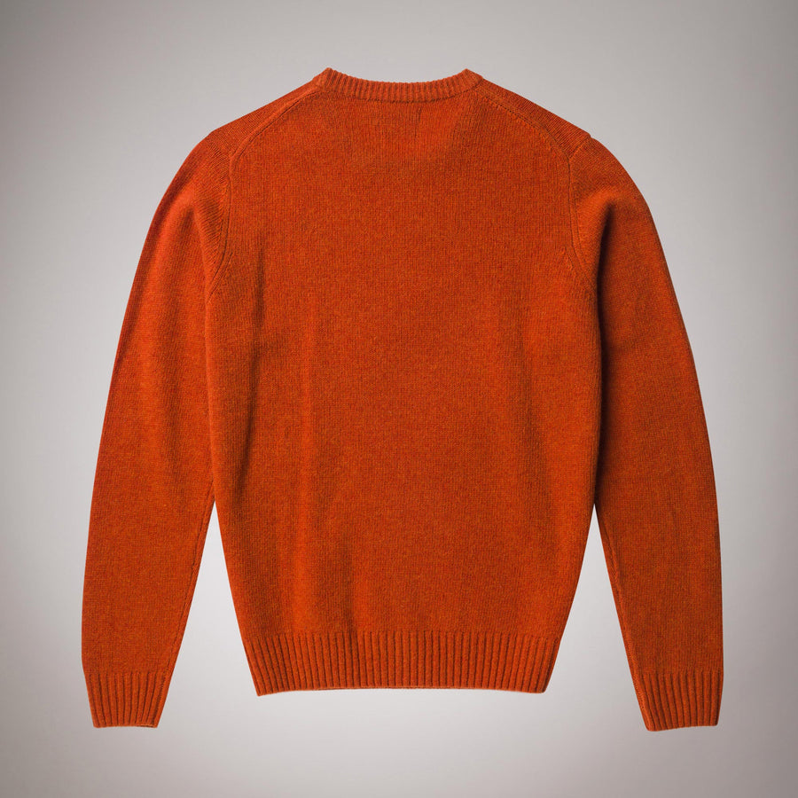 Maglione girocollo in lana peso medio