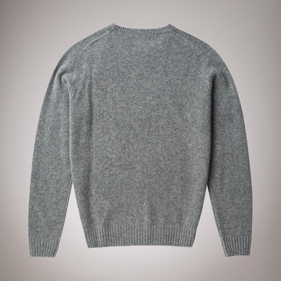 Maglione girocollo in lana peso medio