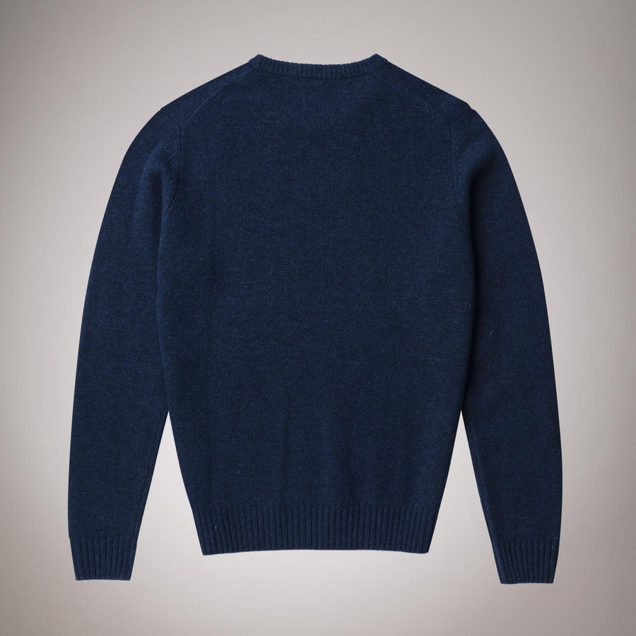 Maglione girocollo in lana peso medio