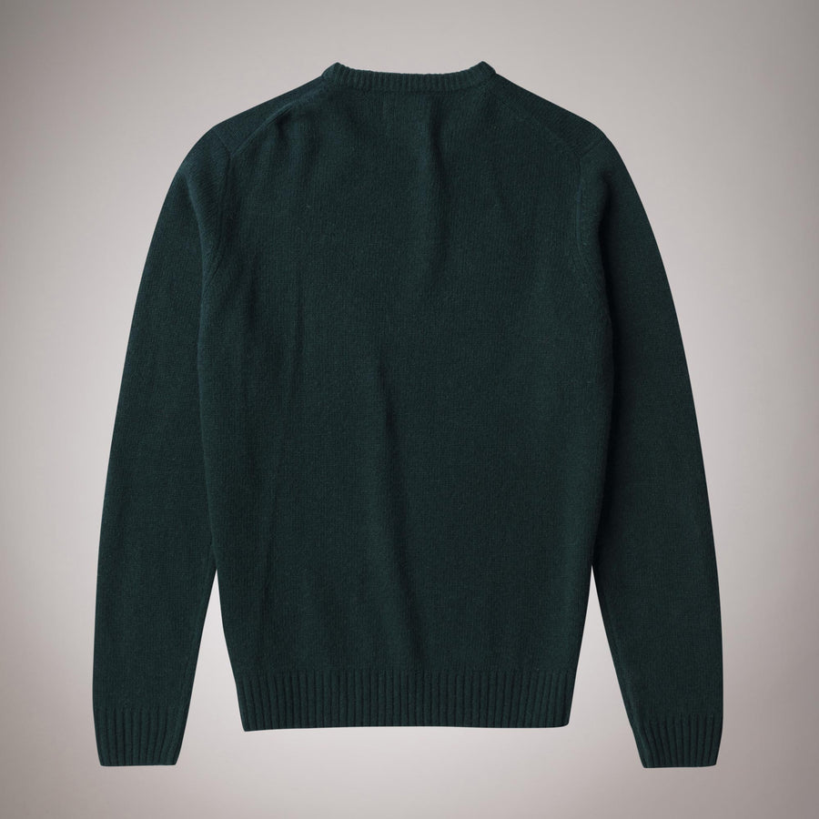 Maglione girocollo in lana peso medio