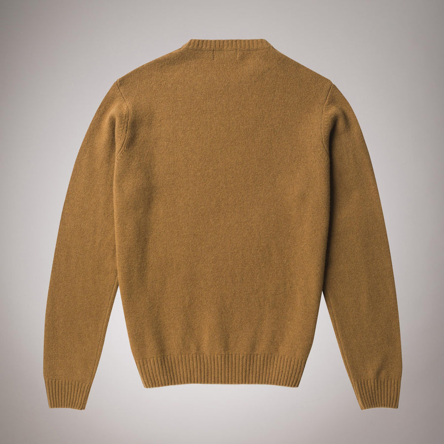Maglione girocollo in lambswool ritorto