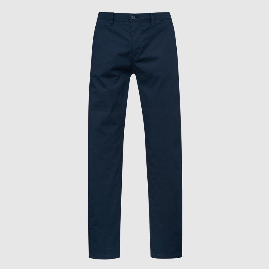 Pantaloni chino in popeline di cotone elasticizzato