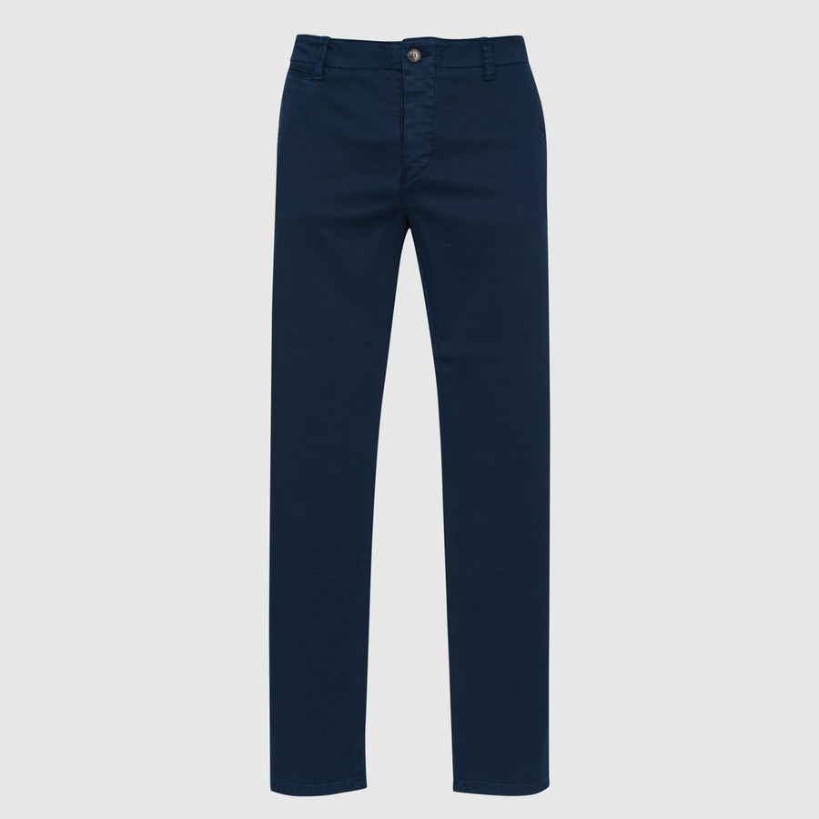 Pantalone chino in cotone sovratinto