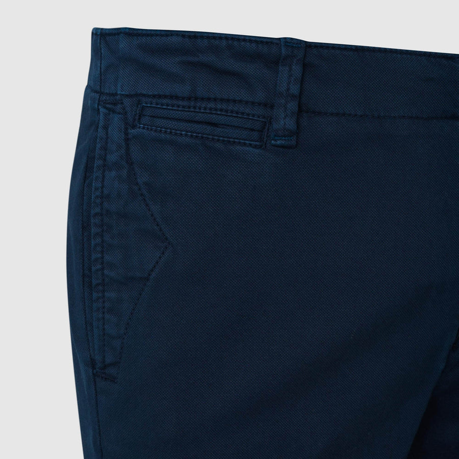 Pantalone chino in cotone sovratinto