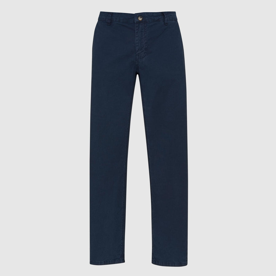 Pantaloni chino in twill di cotone elasticizzato