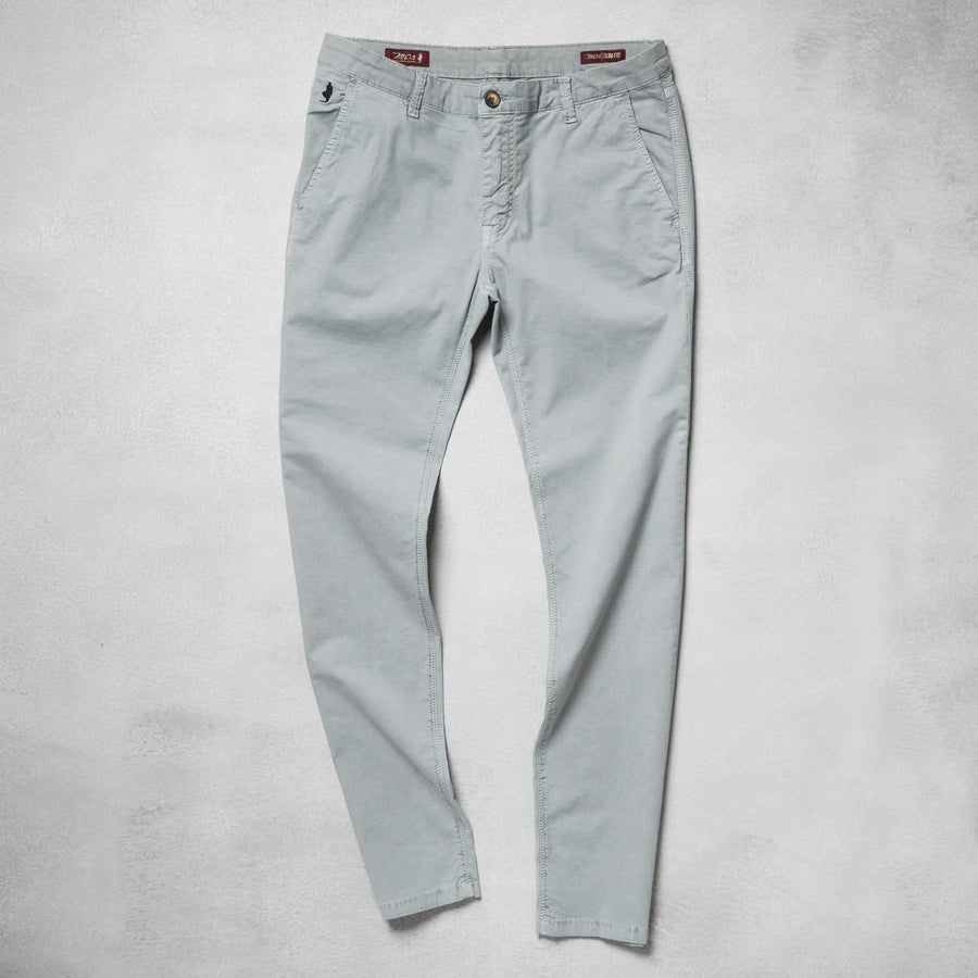 Pantaloni chino in twill di cotone elasticizzato