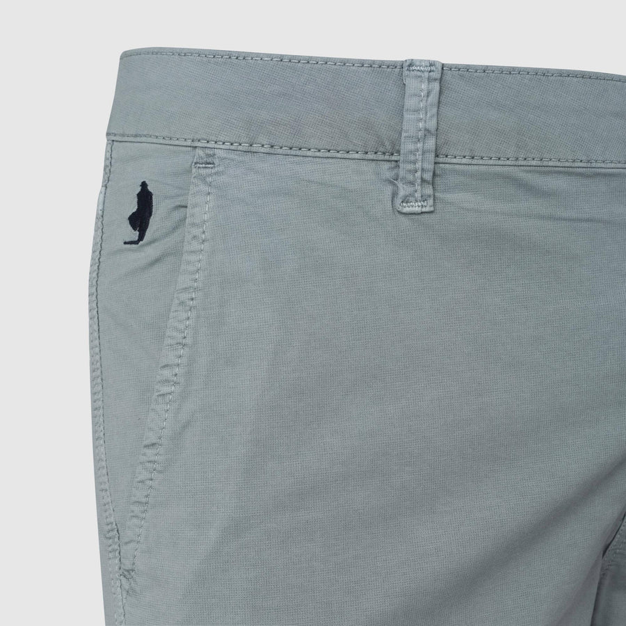 Pantaloni chino in twill di cotone elasticizzato