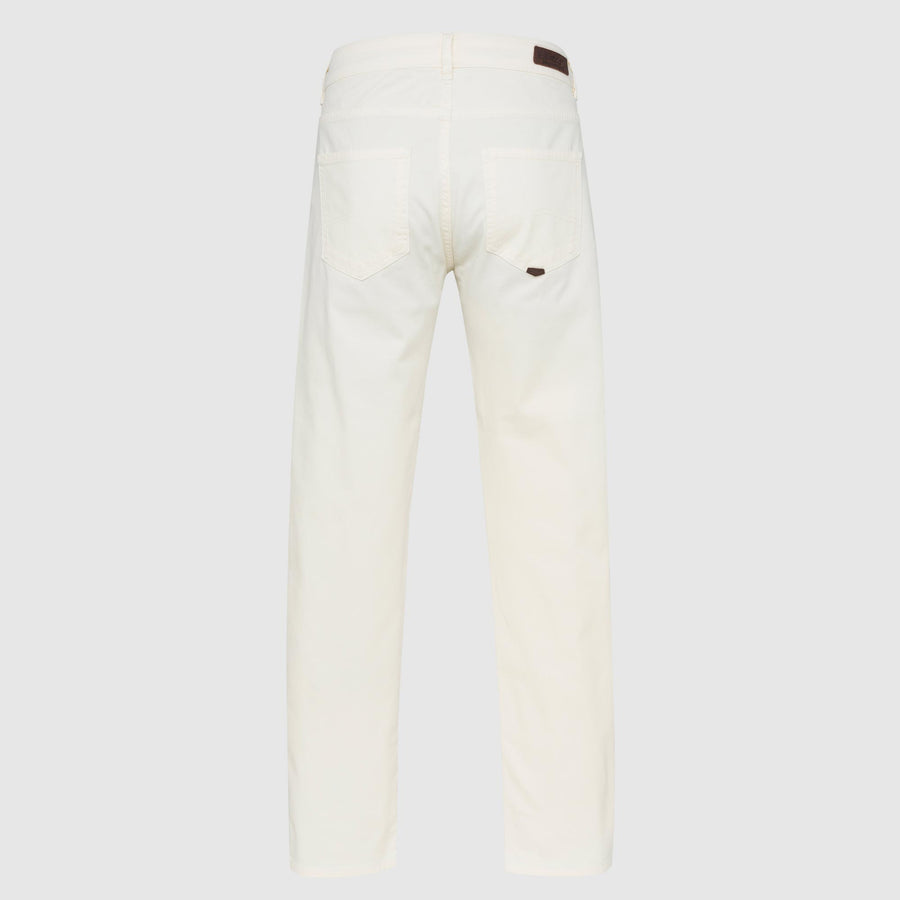 Pantalone cinque tasche in panama stampato