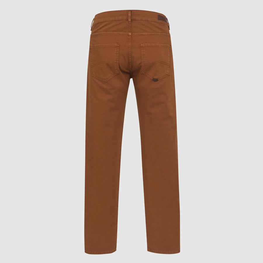 Pantalone cinque tasche in panama stampato