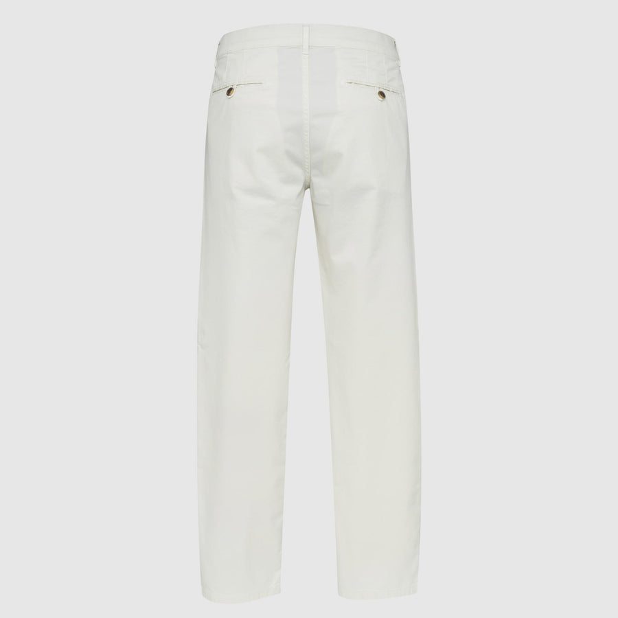Pantaloni chino in tricotina di cotone elasticizzata