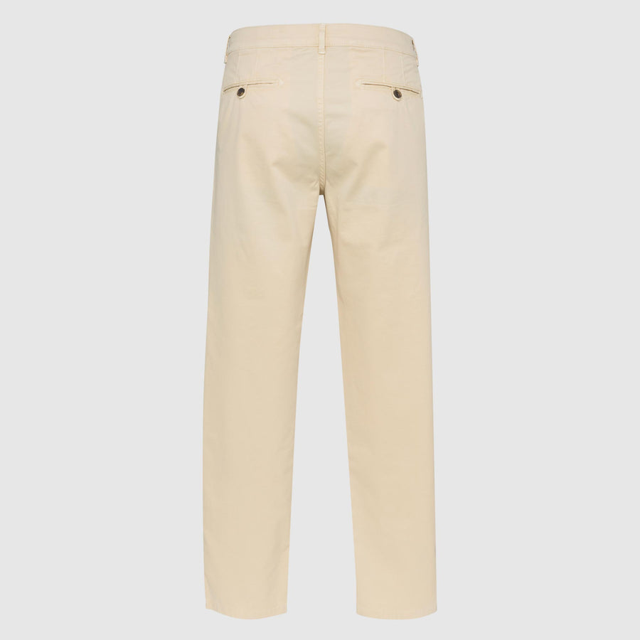 Pantaloni chino in tricotina di cotone elasticizzata