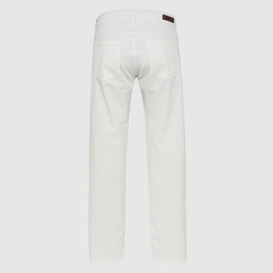 Five-pocket herringbone trousers