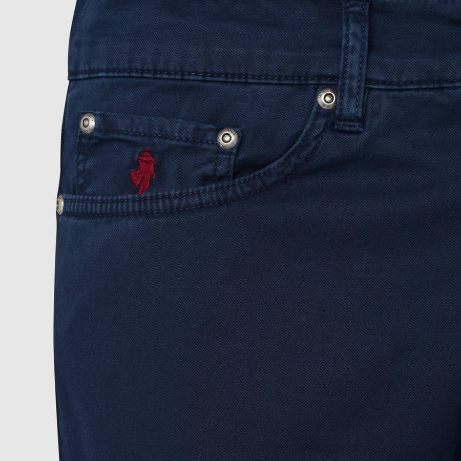 Pantalone in tricotina tinto in capo