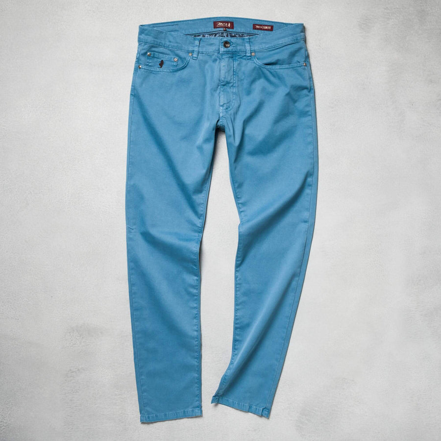 Pantalone in tricotina tinto in capo