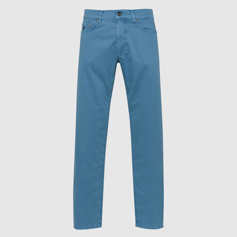 Pantalone in tricotina tinto in capo