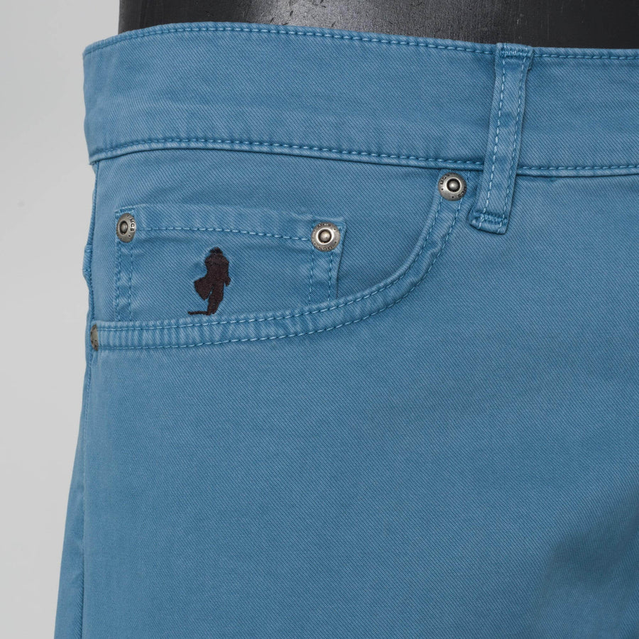 Pantalone in tricotina tinto in capo