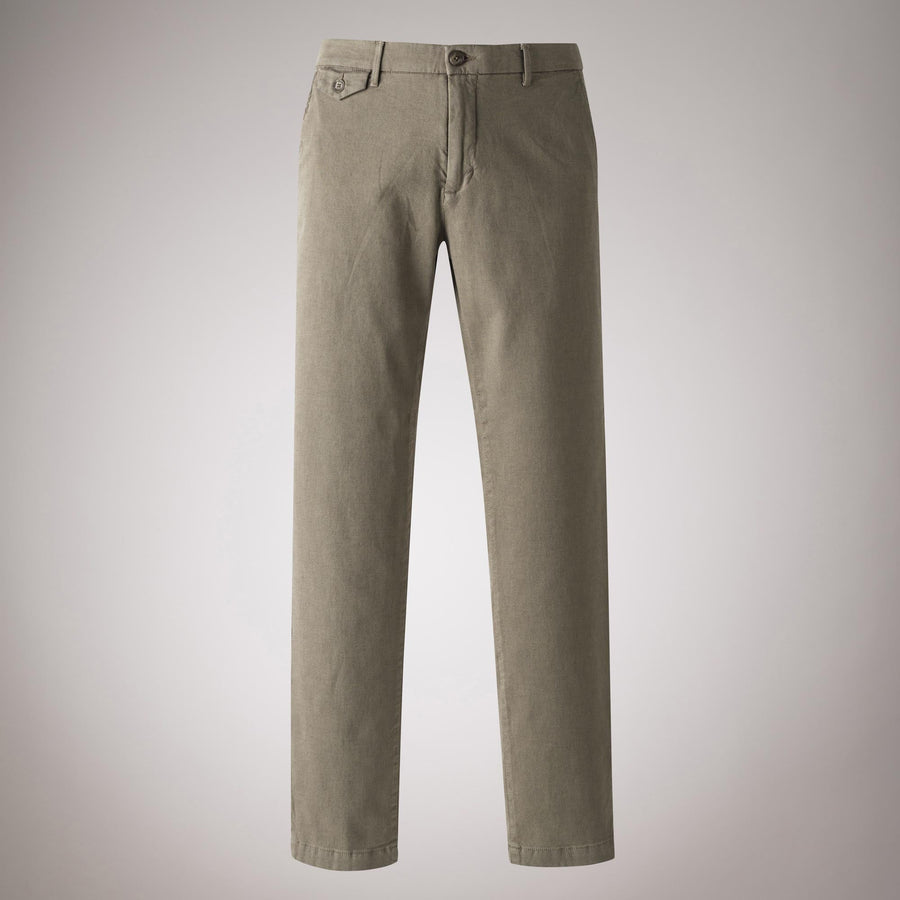 Chino Slim Fit in Reps di Cotone
