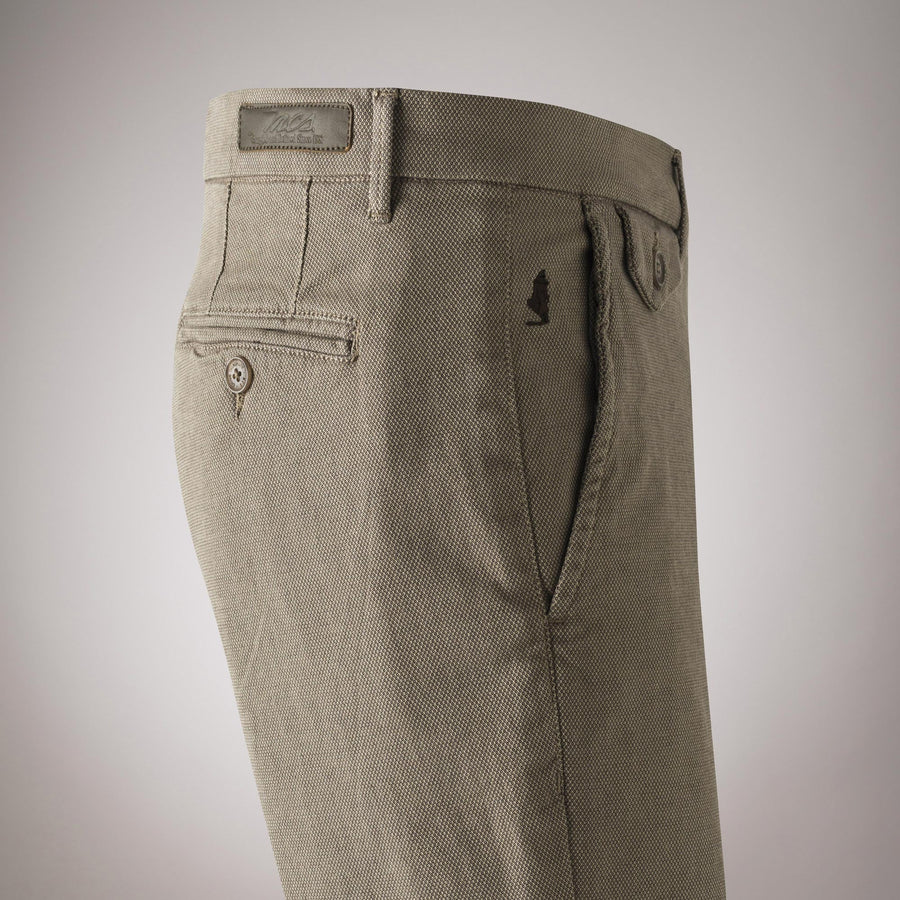Chino Slim Fit in Reps di Cotone