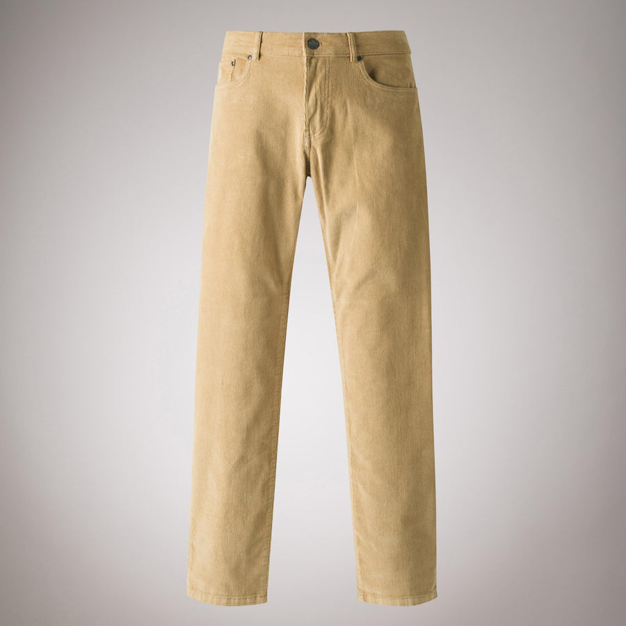 Regular fit five-pocket corduroy trousers
