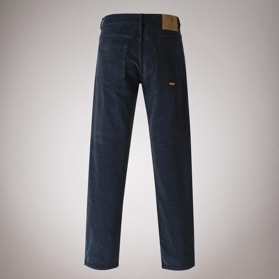 Regular fit five-pocket corduroy trousers