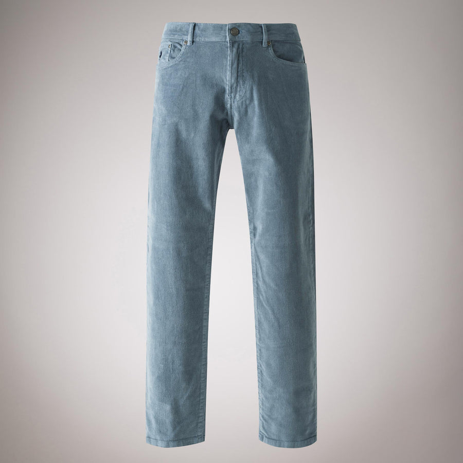 Regular fit five-pocket corduroy trousers