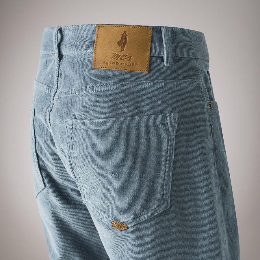 Regular fit five-pocket corduroy trousers