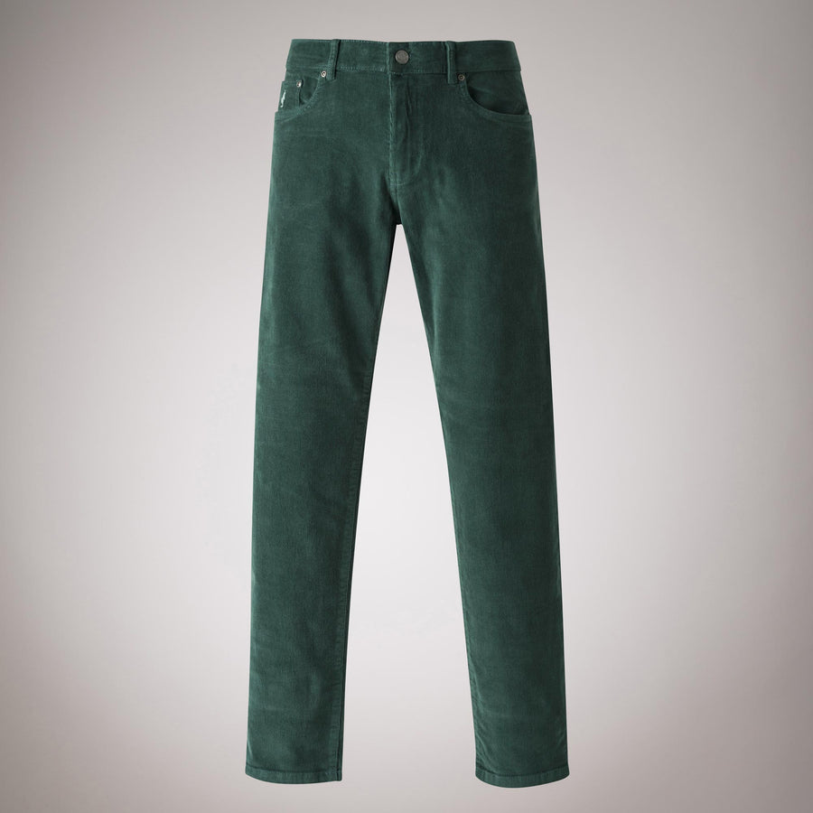 Regular fit five-pocket corduroy trousers