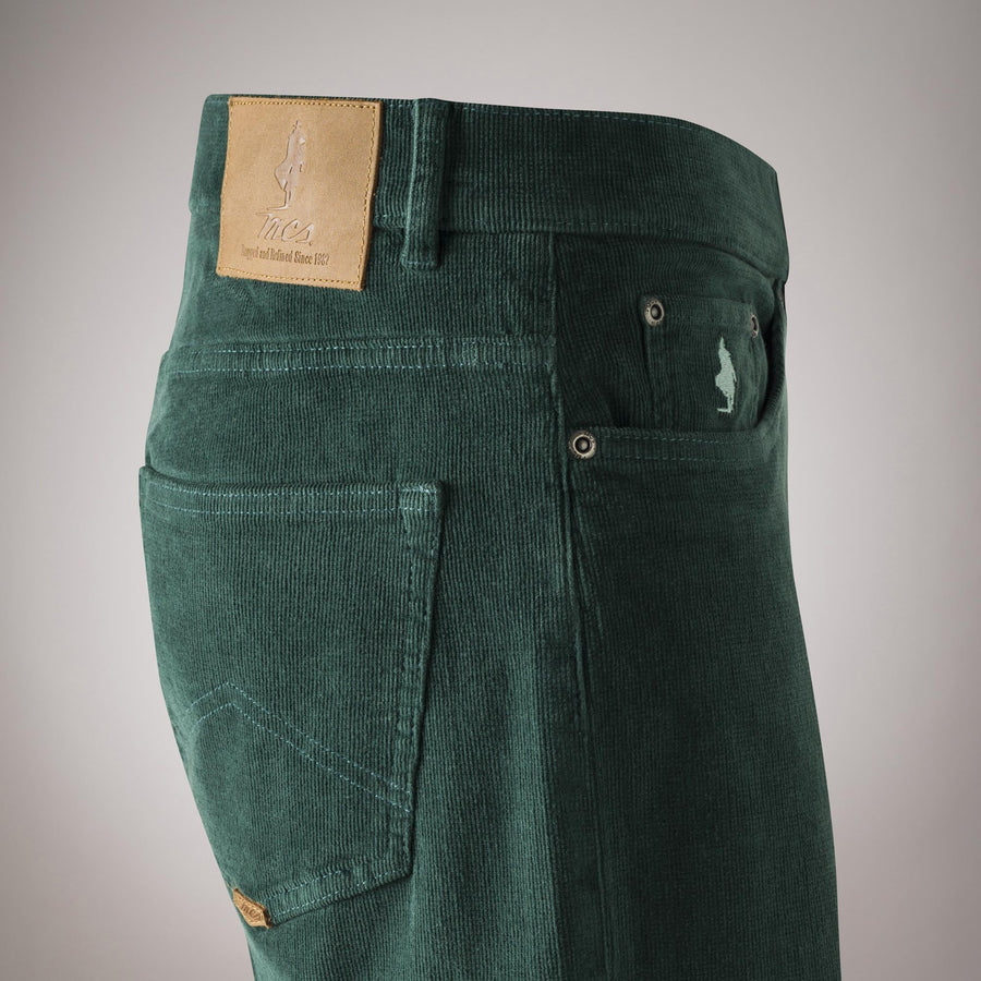 Regular fit five-pocket corduroy trousers