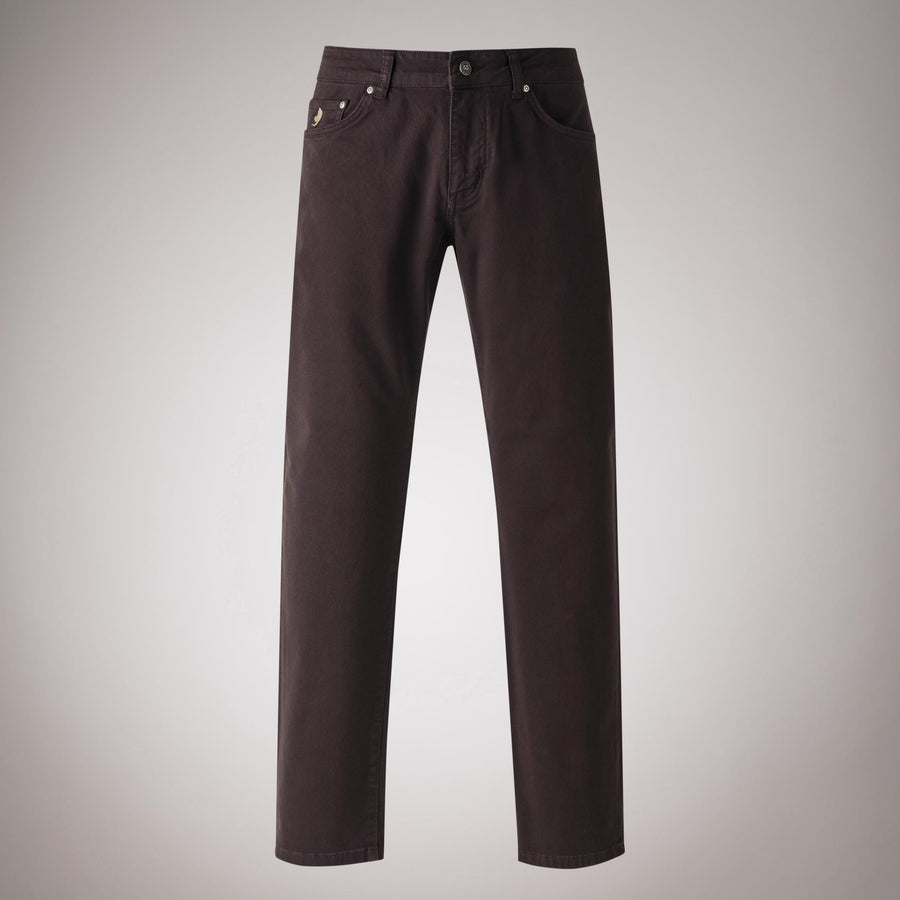 Cinque tasche in broken twill Regular Fit
