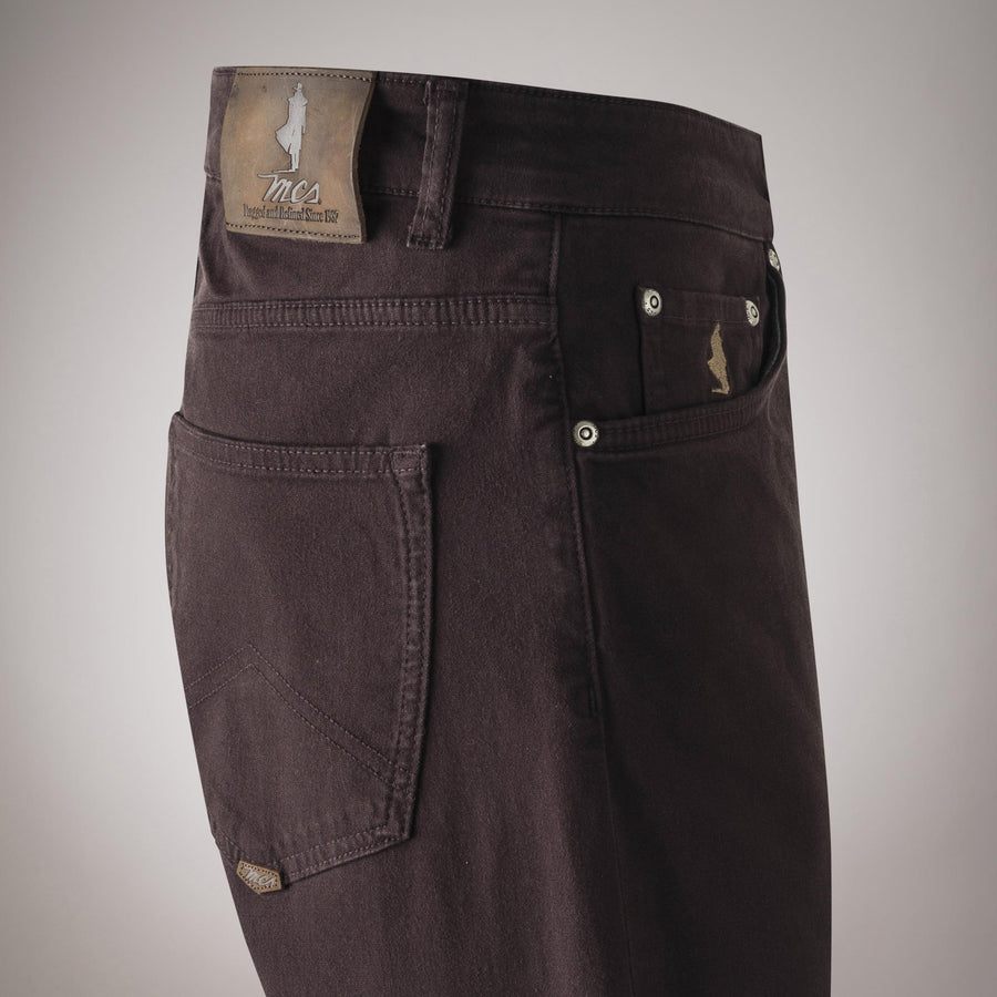 Cinque tasche in broken twill Regular Fit