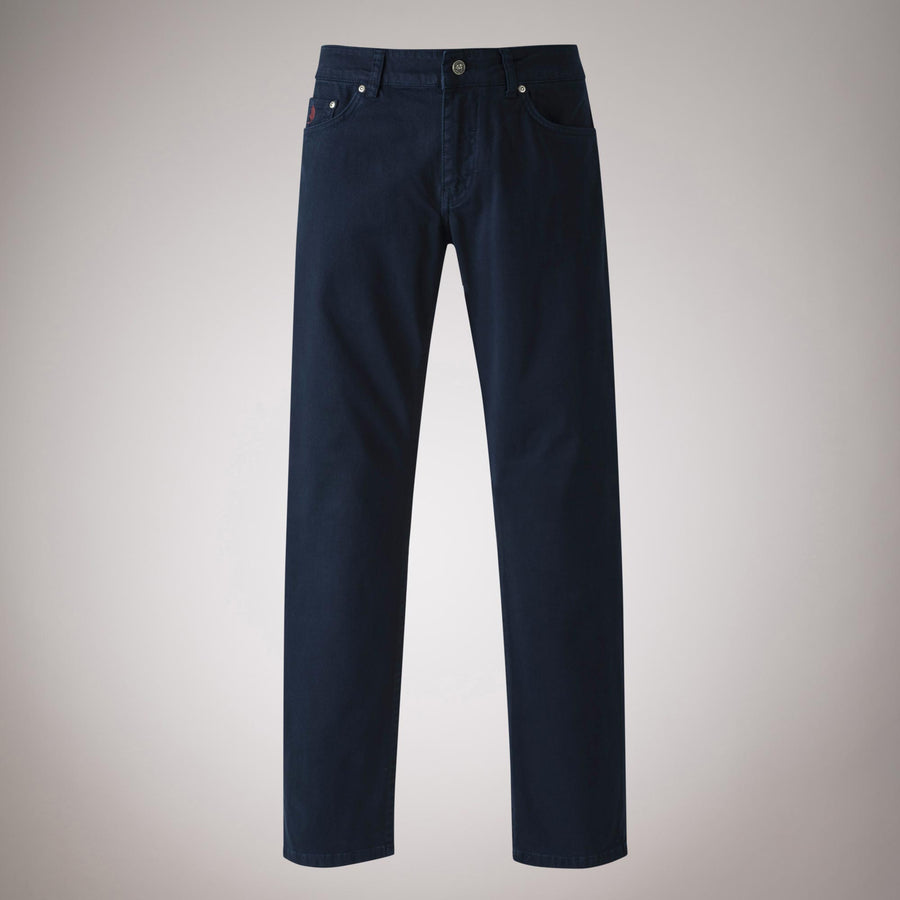 Cinque tasche in broken twill Regular Fit