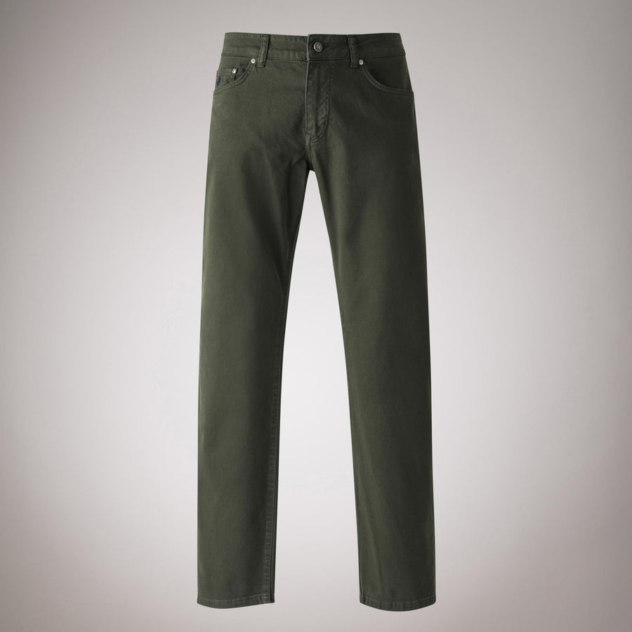 Cinque tasche in broken twill Regular Fit