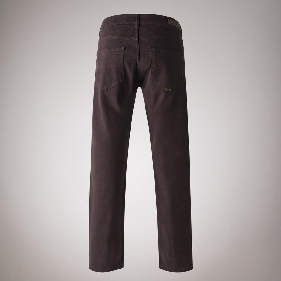 Cinque tasche in twill di cotone tencel Regular Fit