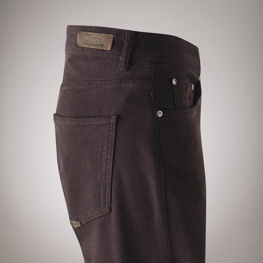 Cinque tasche in twill di cotone tencel Regular Fit