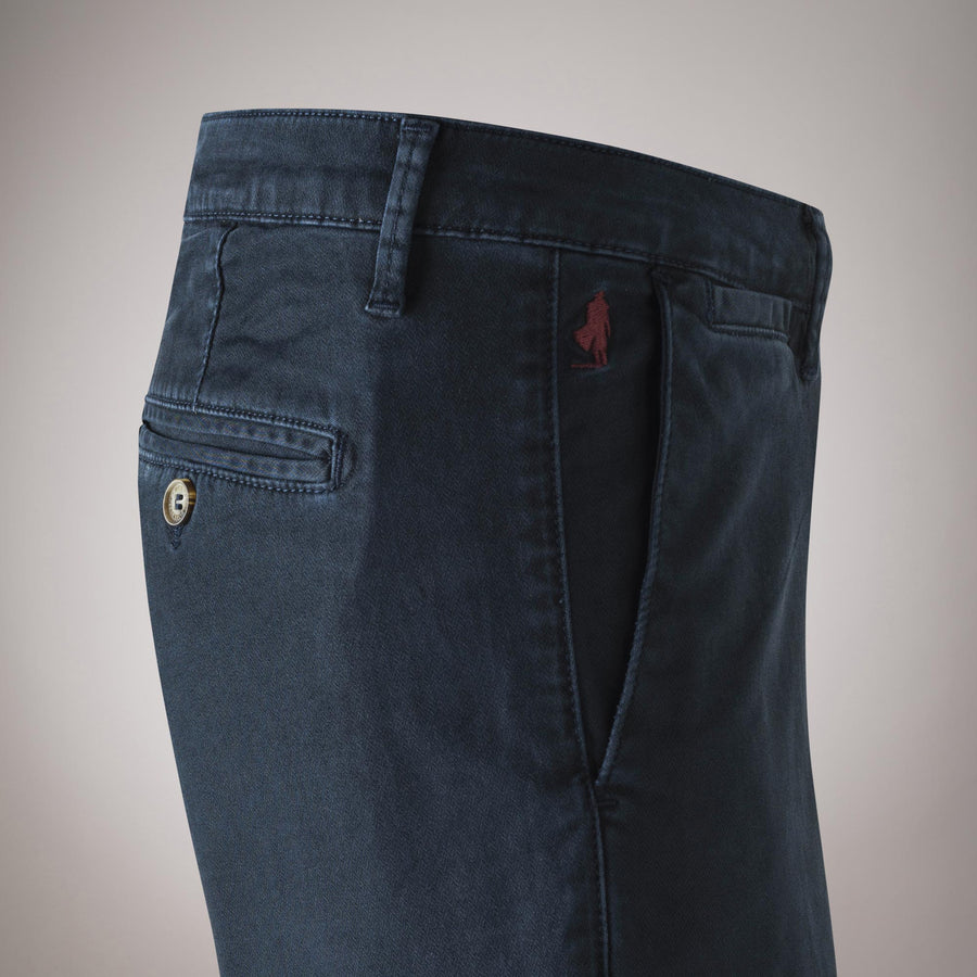 Chino in cotone stampato Regular Fit