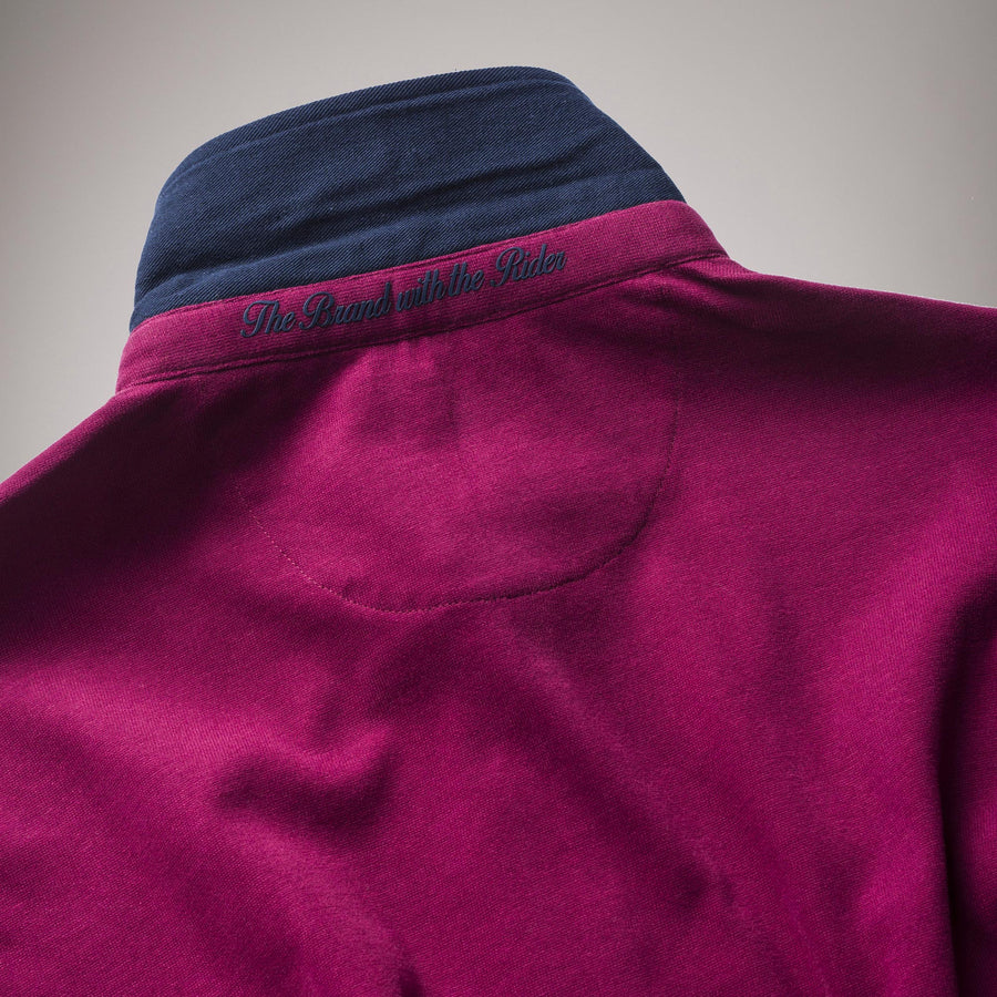 Polo shirt with contrast collar