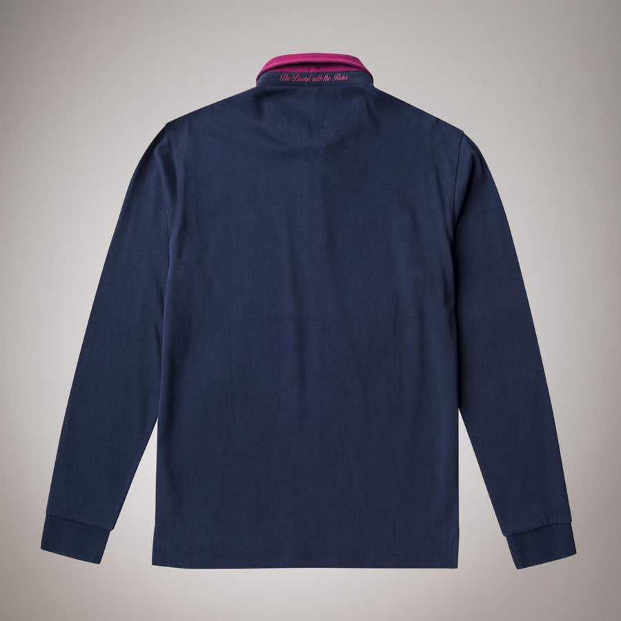 Polo shirt with contrast collar
