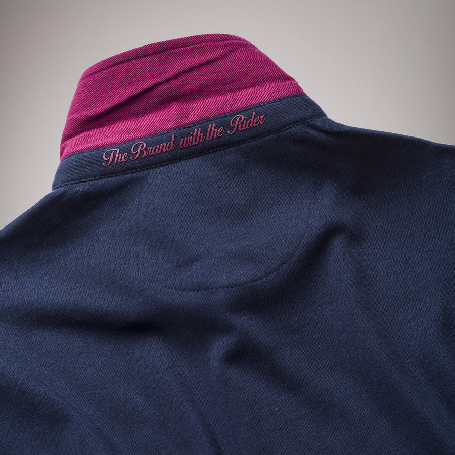 Polo shirt with contrast collar