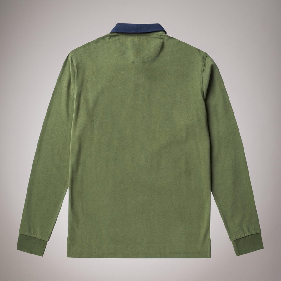 Polo shirt with contrast collar
