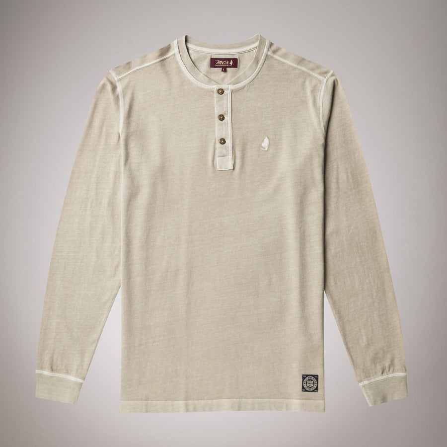 Jersey grandad collar polo shirt