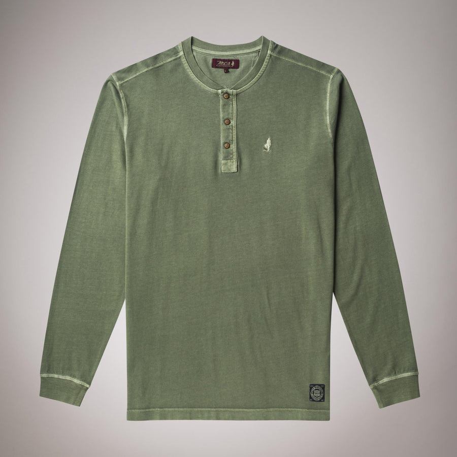 Jersey grandad collar polo shirt