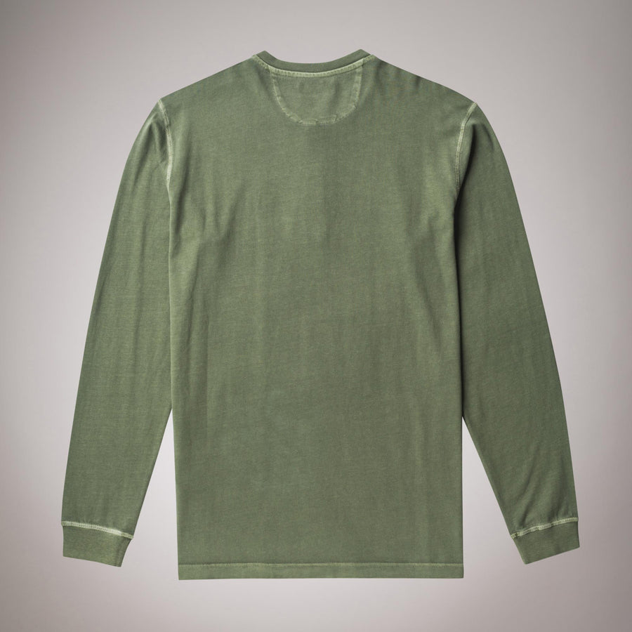 Jersey grandad collar polo shirt