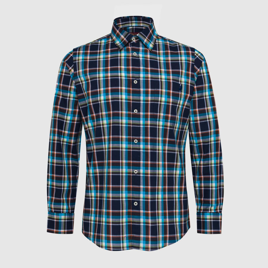 Coloured checked shirt