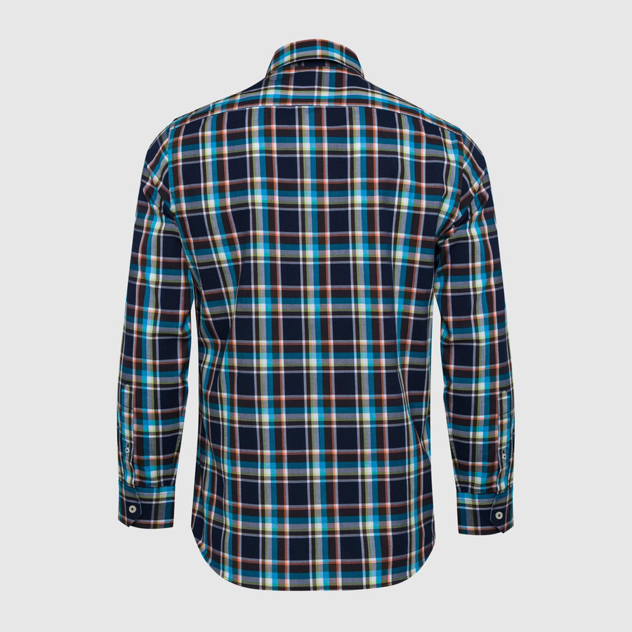 Coloured checked shirt
