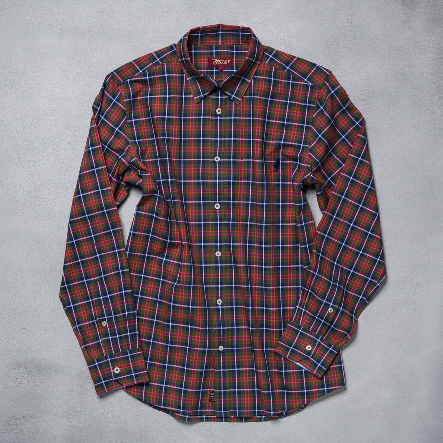 Coloured checked shirt
