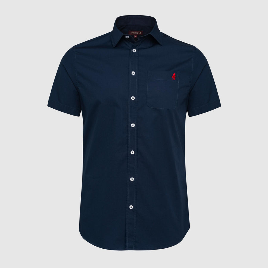 Camicia estiva colorata a maniche corte