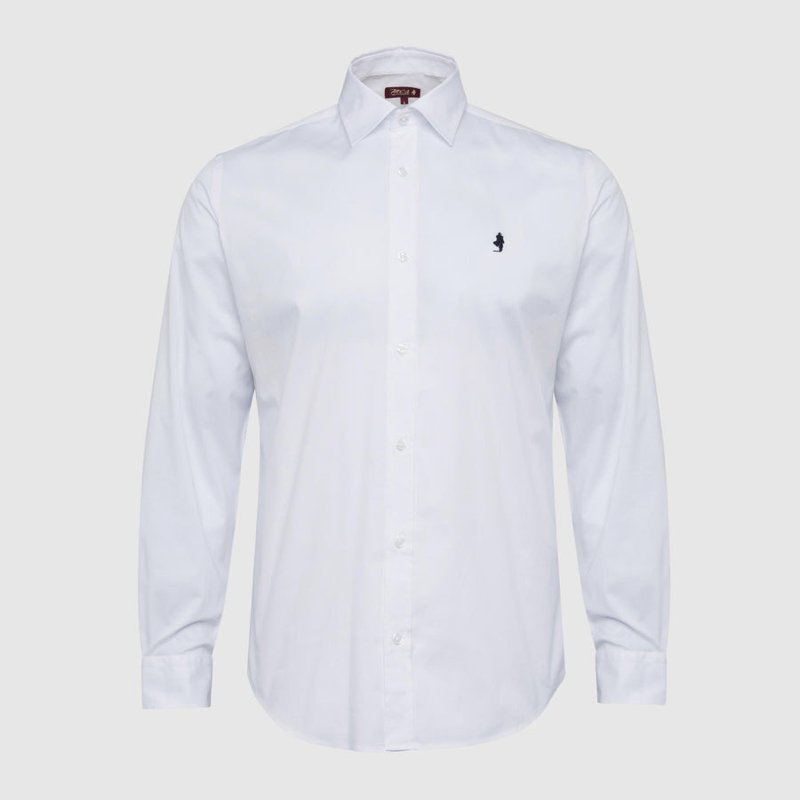 Men's slim-fit stretch shirt
