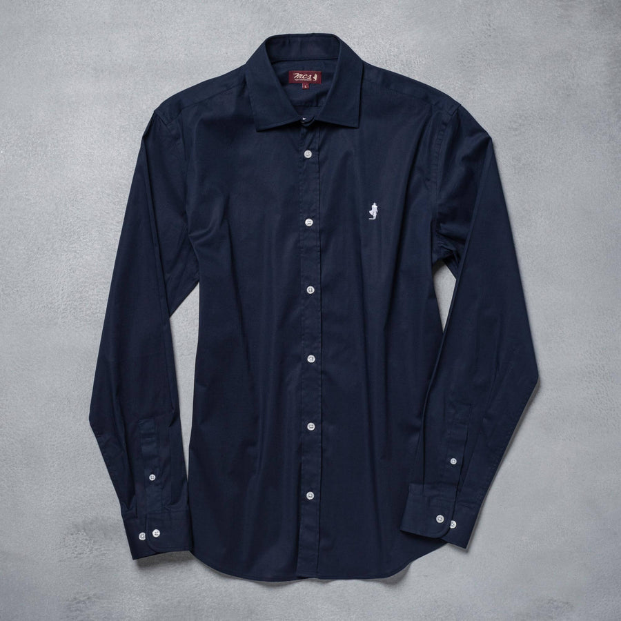 Men's slim-fit stretch shirt