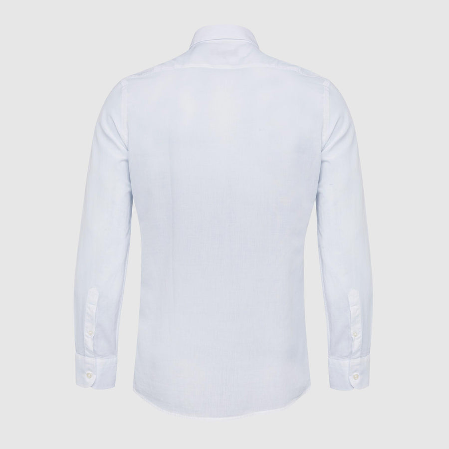 Camicia tinta unita in mussola leggera